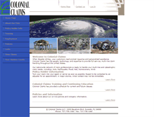Tablet Screenshot of colonialclaims.com